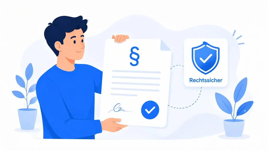 Illustration: Arbeitsvertrag, Anmeldung und Lohnabrechnung für den ersten Mitarbeiter